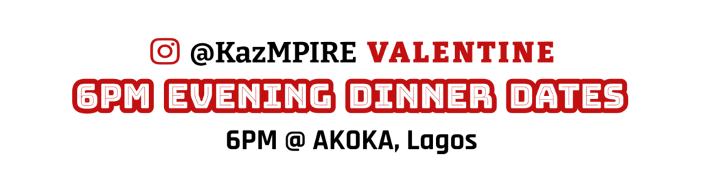 Puzzle Valentine Evening DINNER DATE